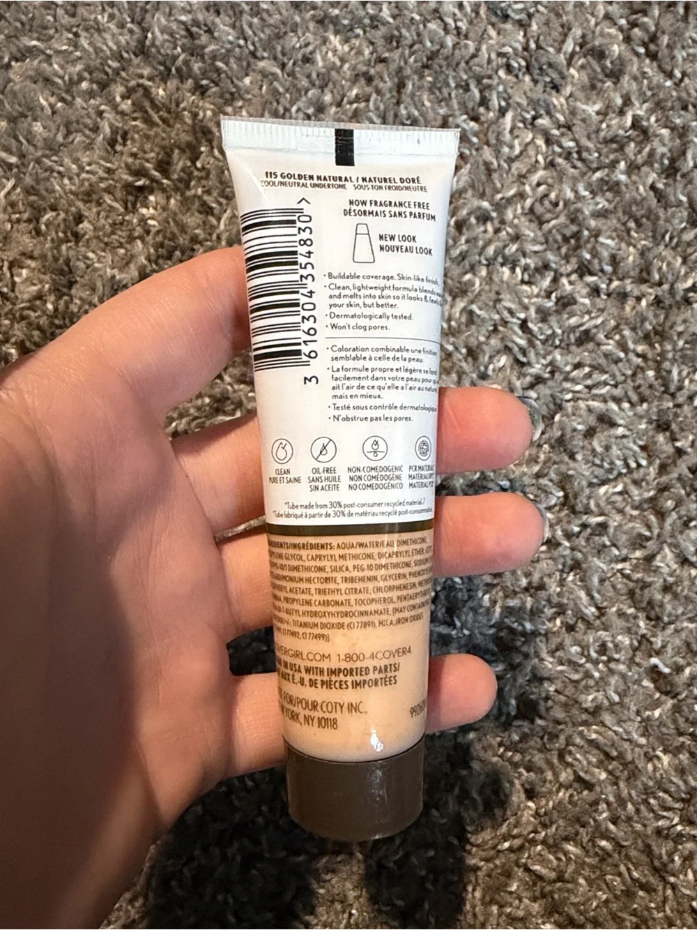 COVERGIRL Clean Invisible Foundation - Golden Natural (115)